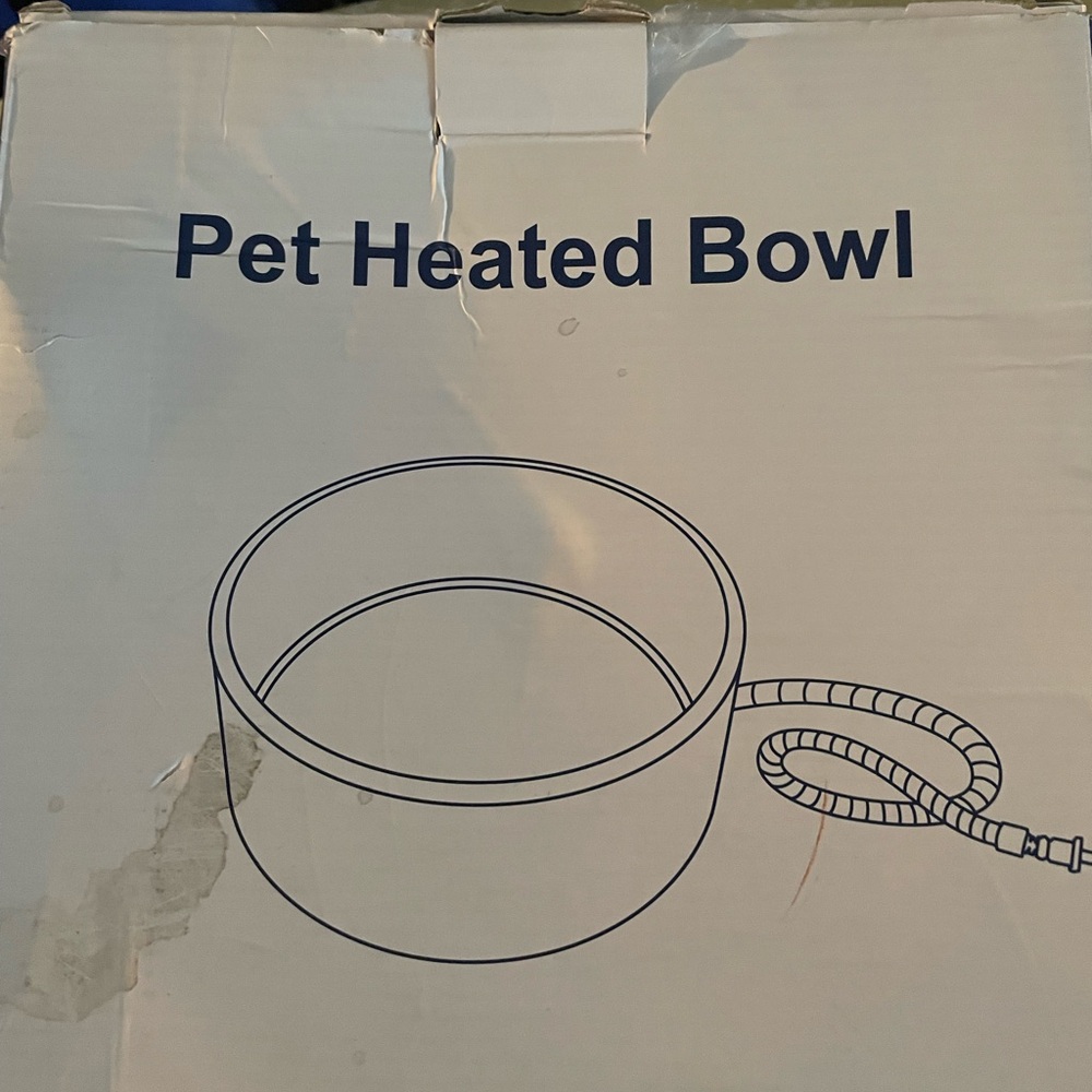 Pet heated bowls